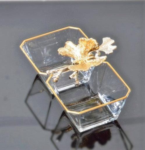 2-Compartment Butterfly Snack Bowl