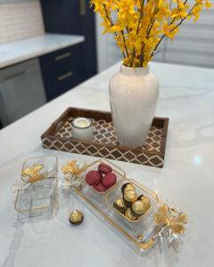 2-Compartment Butterfly Snack Bowl