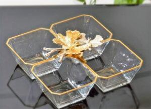 4-Compartment Butterfly Snack Bowl