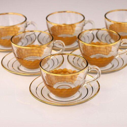 6-piece Zamzam cup set in gold