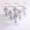 6-piece silver Zamzam glass set