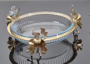 Deep round butterfly plate (medium)