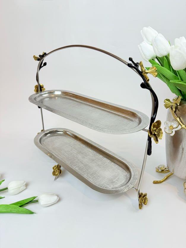 IMG_9237 Orchid Two-Tier Oval Platter (Black)