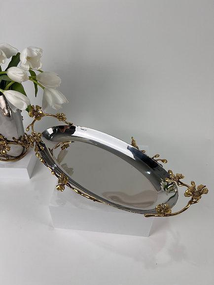 Jasmine Oval Platter with Base