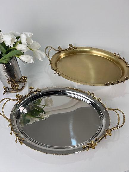 Jasmine Tray/Platter (Gold)