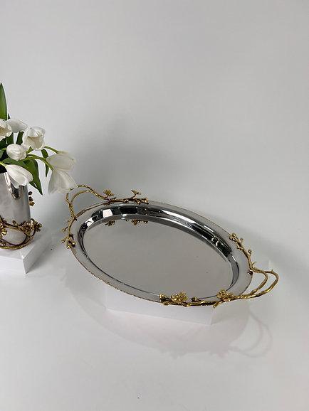 Jasmine Tray/Platter (Silver)