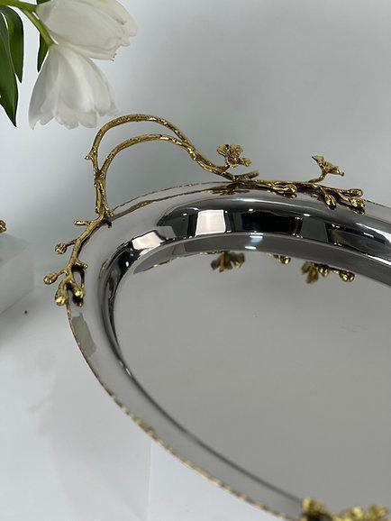 Jasmine Tray/Platter (Silver)