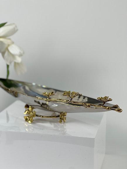 Narrow Jasmine Dish (Silver)