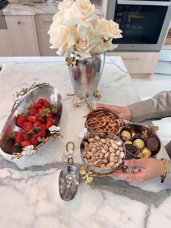 Orchid 3-Compartment Bowl