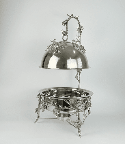 Orchid Chafing Dish (Nickel Plated)