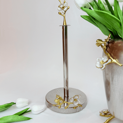 Orchid Paper Towel Holder