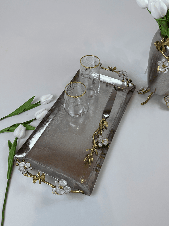 Orchid Rectangular Tray (Small)