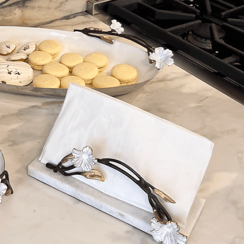 Rosemary Marble Napkin Holder
