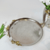 Orchid Round Platter (Gold)