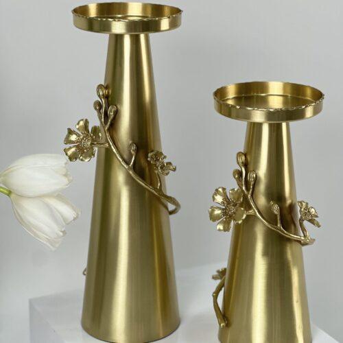 IMG_5404(1) Jasmine 2-Piece Candle Holder (Gold)