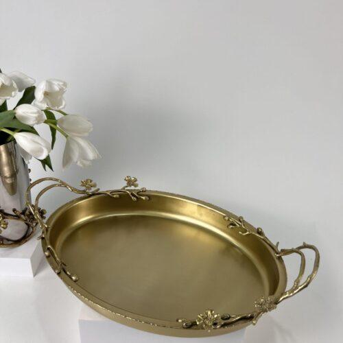 IMG_5624 Jasmine Deep Tray/Platter (Gold)