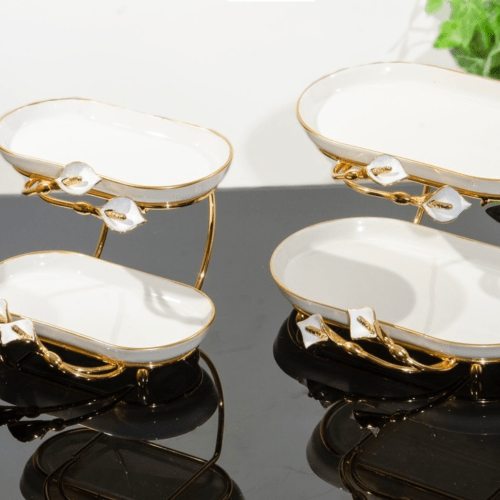 Mother of Pearl Cake Stand